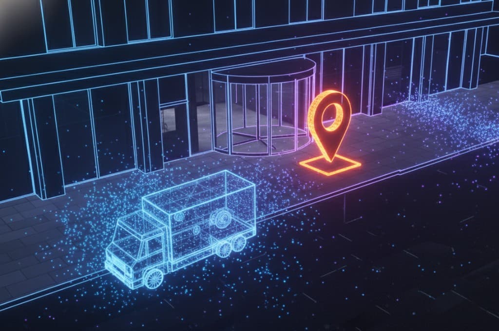 Last-mile delivery with building entrances